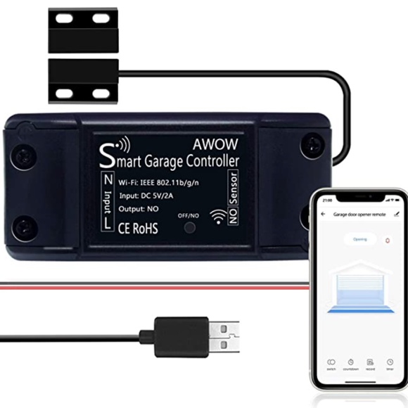 WiFi Smart Switch APP Garage Door Opener Remote - Picture 2 of 8